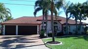 Example of a Gulf access waterfront home found on the Eight Lakes in Cape Coral, Florida