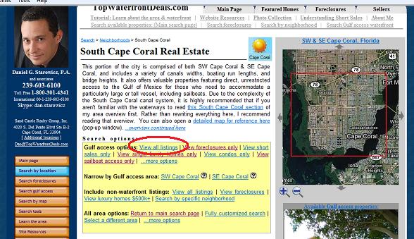 View all South Cape Coral Gulf access listings for sale 