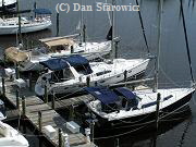 Ideal sailboat harbor