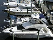 Boats docked in the marina at Burnt Store.