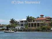 A couple of the nicer bay-front homes on the North end