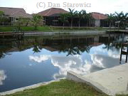 Southwest Cape Coral typical canal scene (canals here tend to be a bit wider than SE Cape Coral)