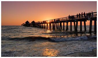 Naples Pier at Sunset